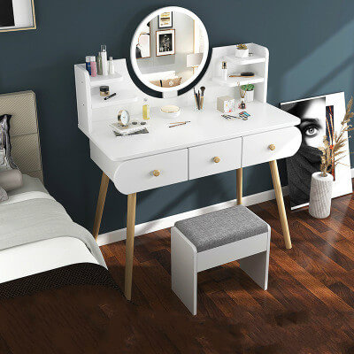 Modern Dresser Nightstand Combo Vanity, Vanity Table Allmodern